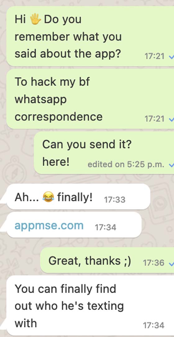 Telefon numarasına göre SMS geçmişini hackleme | AppMessenger özellikleri